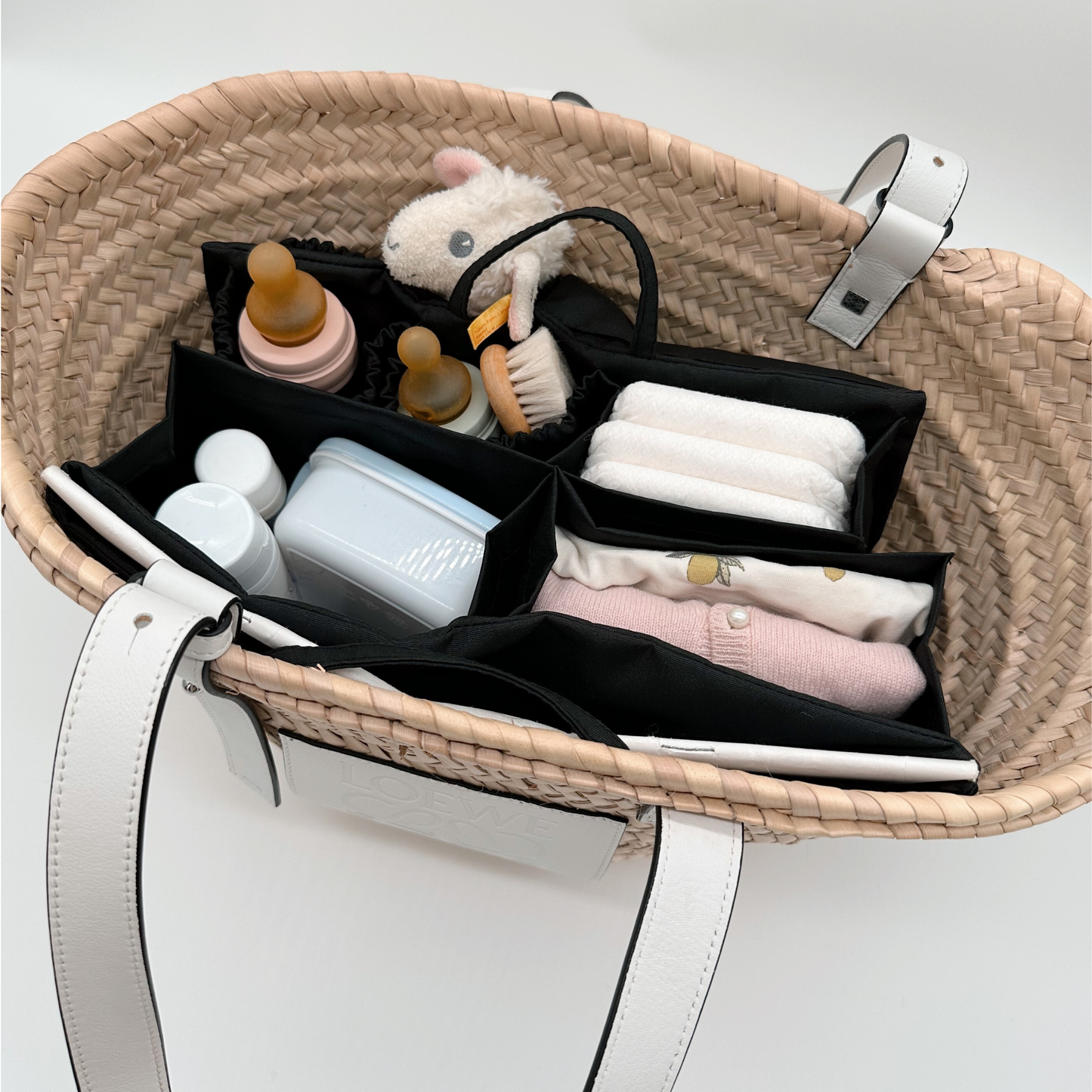 Classic Wickeltasche M Black & Solo Hook Black Bundle