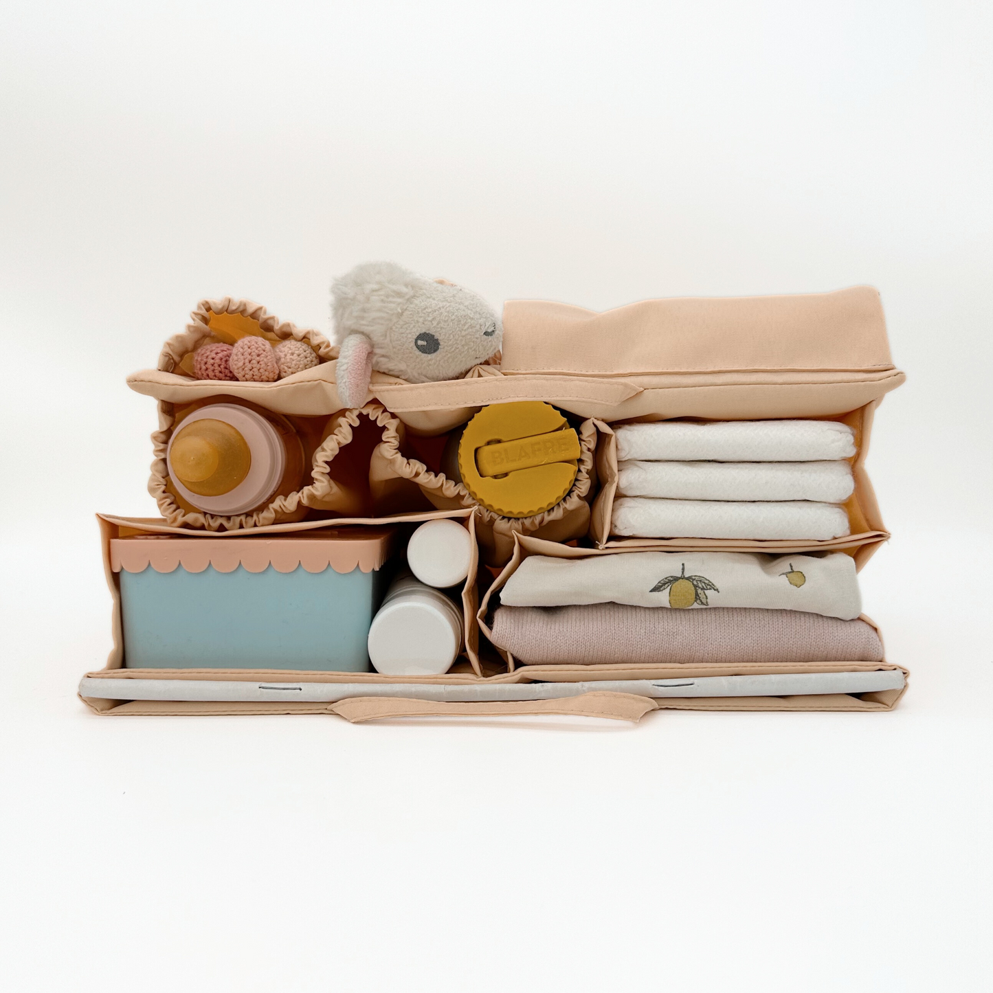 Classic Wickeltasche M Beige & Dopi Hook Brown Bundle