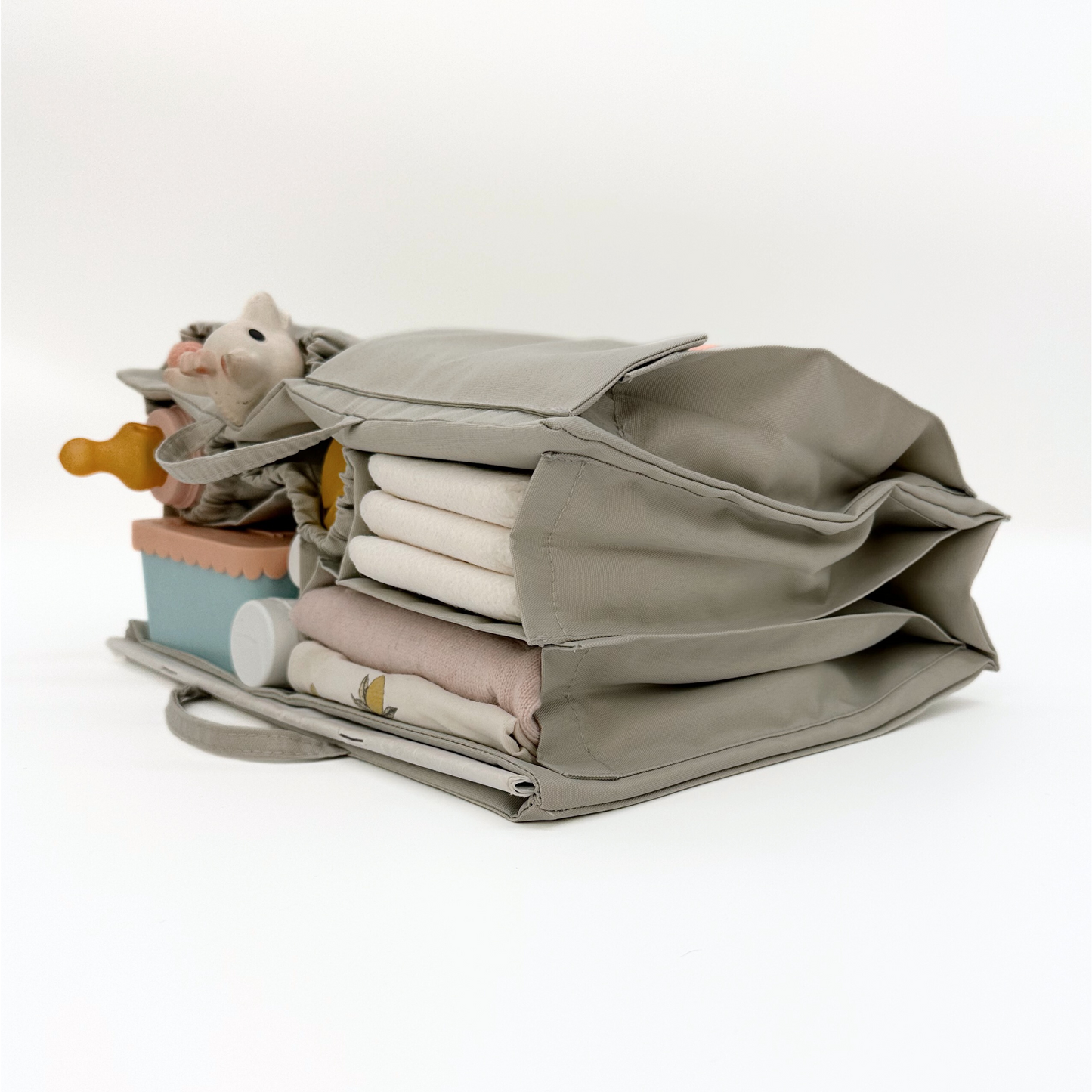 Classic Wickeltasche M Grey & Solo Hook Grey Bundle
