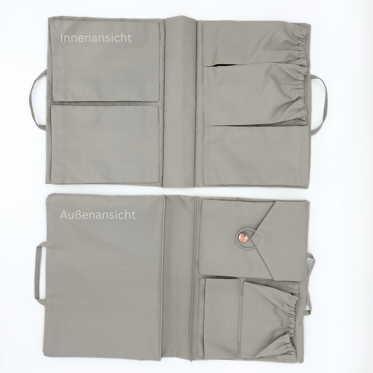 Classic Wickeltasche M Grey & Solo Hook Grey Bundle