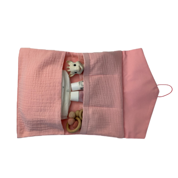 Kompakte Wickeltasche für Minimalisten – ideal für kurze Ausflüge mit Baby, Platz für das Wichtigste