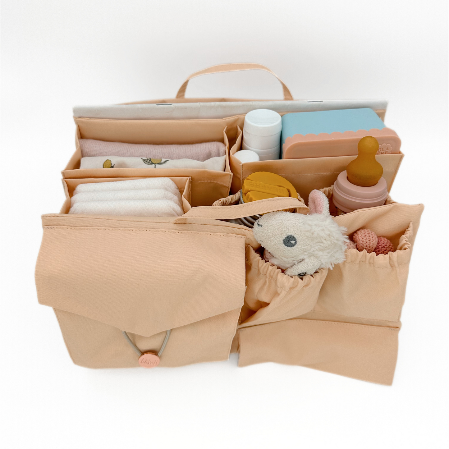 Classic Wickeltasche M Beige & Dopi Hook Brown Bundle