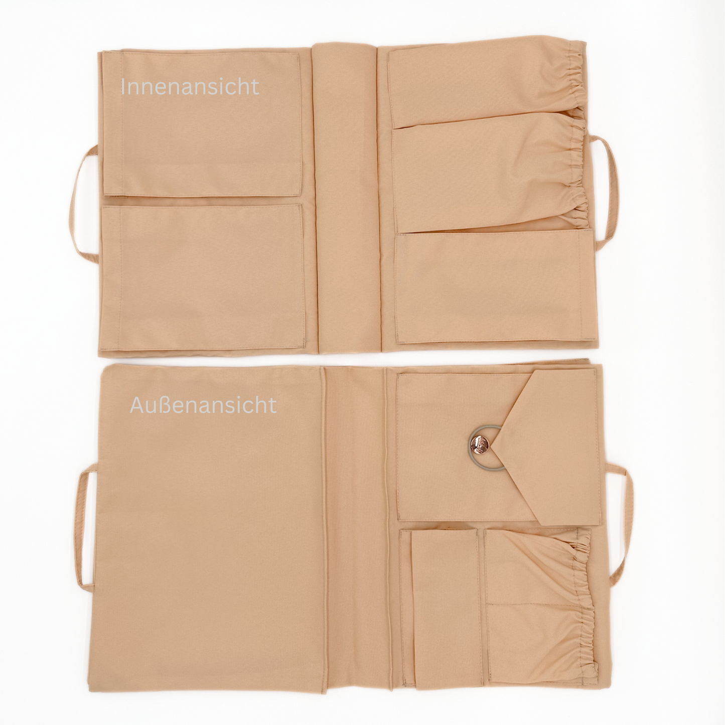 Classic Wickeltasche M Beige & Dopi Hook Brown Bundle