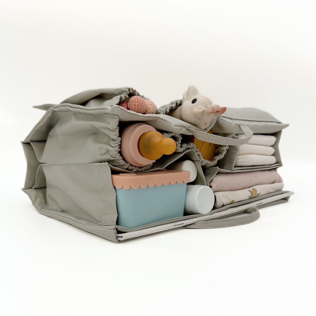 Classic Wickeltasche M Grey & Solo Hook Grey Bundle