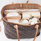 Classic Diaper Bag M Beige &amp; Dopi Hook Brown Bundle