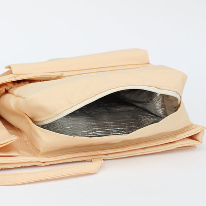 Granda Diaper Bag L Beige &amp; Dopi Hook Brown Bundle