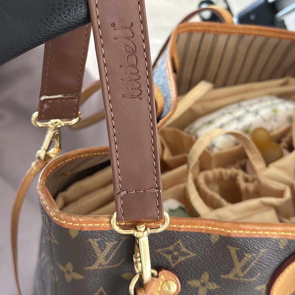 Granda Diaper Bag L Beige &amp; Dopi Hook Brown Bundle