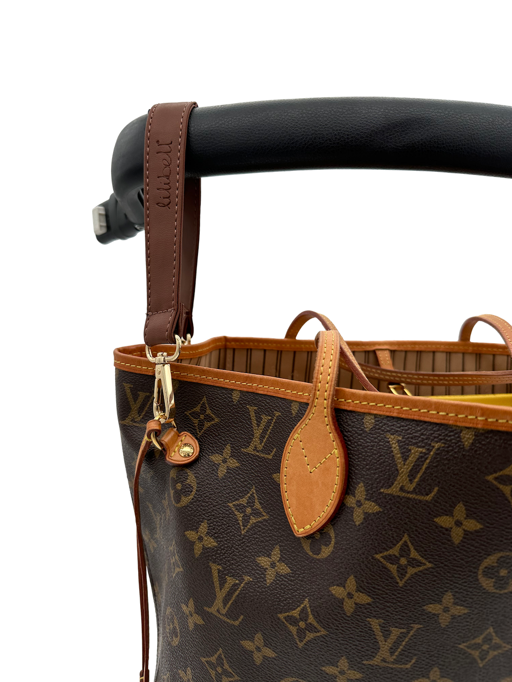 Exklusive Kinderwagenhaken für Designer-Taschen